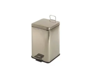Mediclinics Papelera pedal cromo