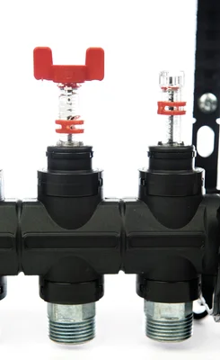 colector suelo radiante plastico Pressman 8 circuitos Detalle 12