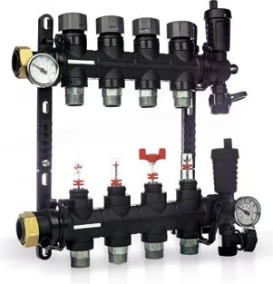 colector suelo radiante plastico Pressman 8 circuitos