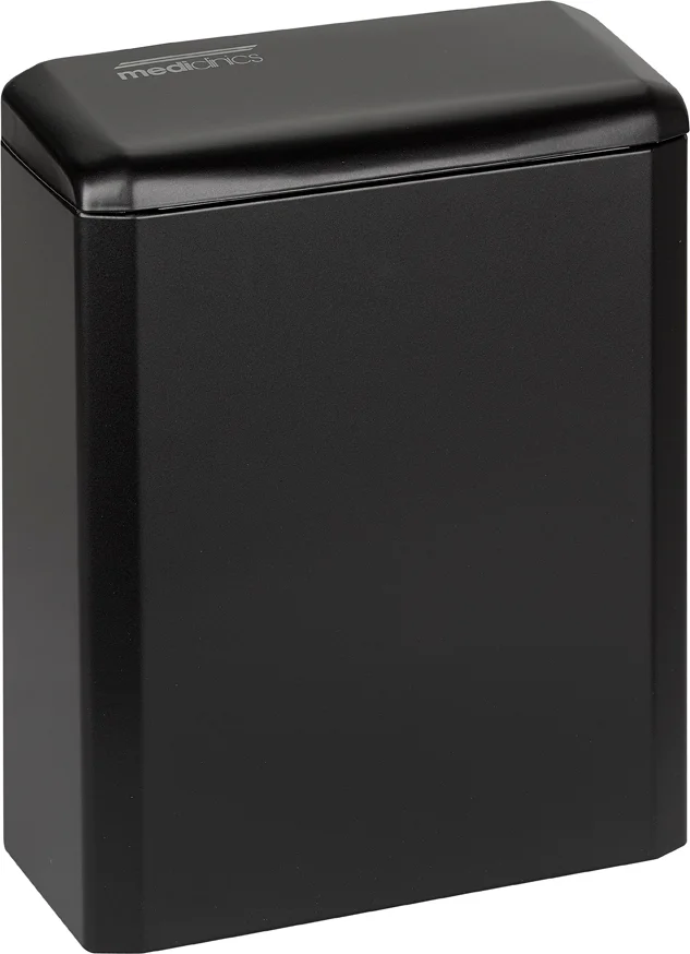 Mediclinics Papelera Negro Detalle 1