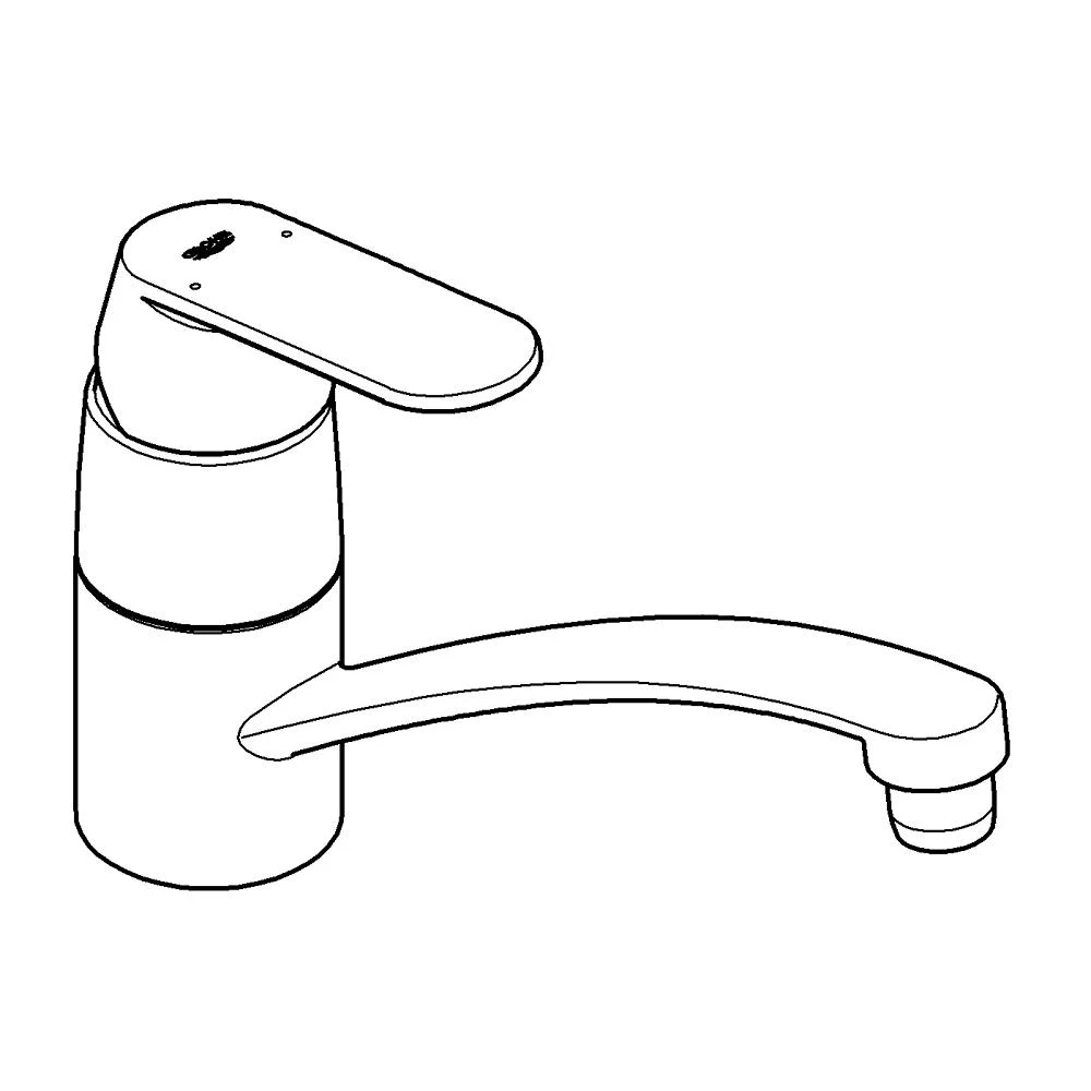 Grifería Grohe Eurosmart monomando Detalle 70
