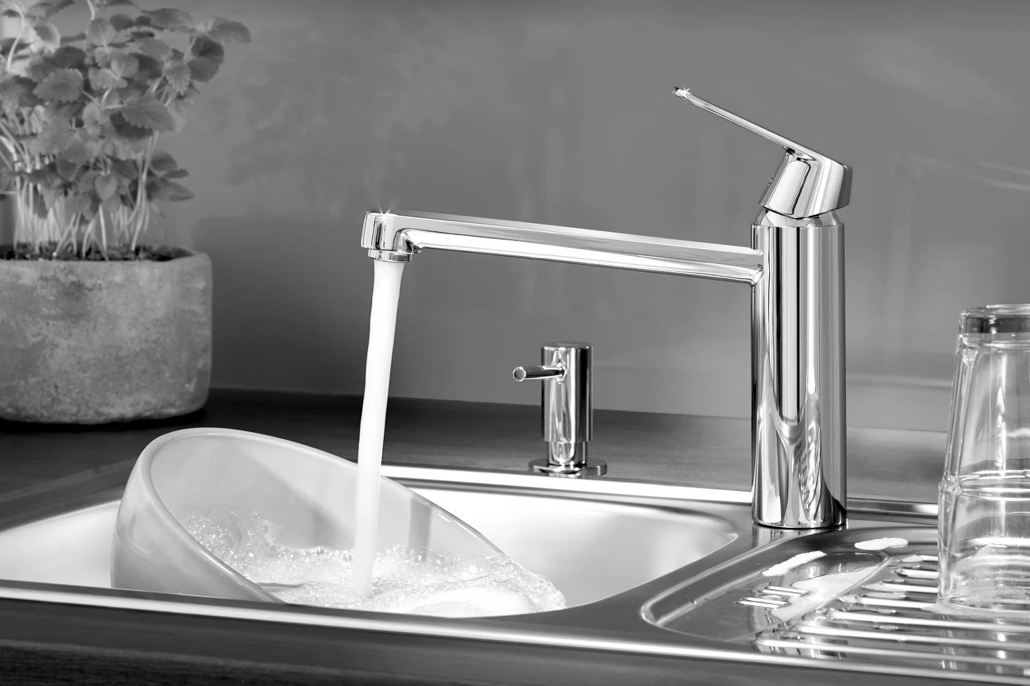 Grifería Grohe Eurosmart monomando Detalle 45