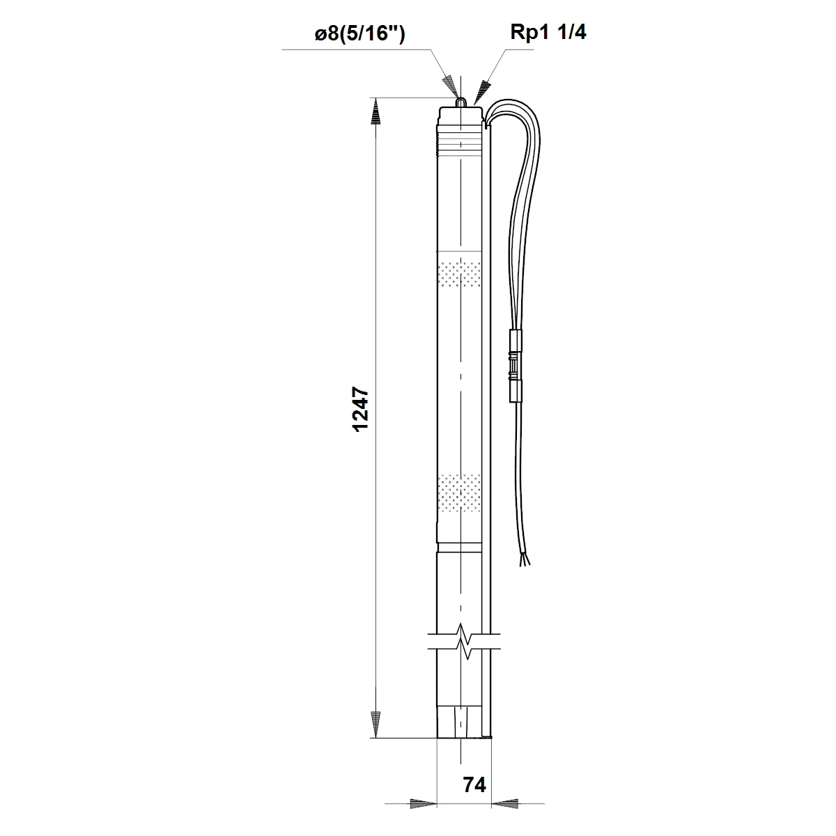 Grundfos SQFlex 1x230V Detalle 8