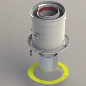 boquilla salida vertical coaxial