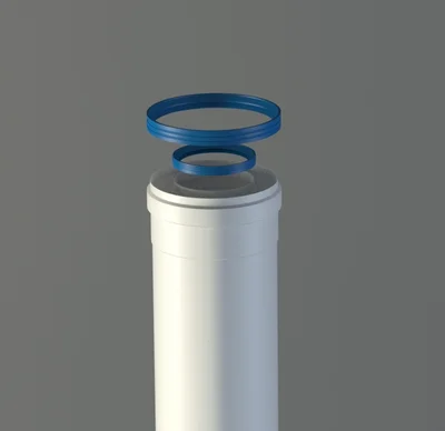 Tramo chimenea coaxial Ø60/100mm