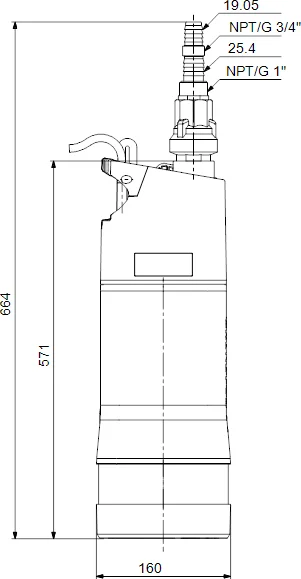 Grundfos SBA 3 45A Detalle 2
