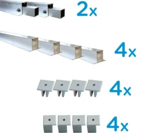 Estructura Bultmeier fotovoltaica coplanar