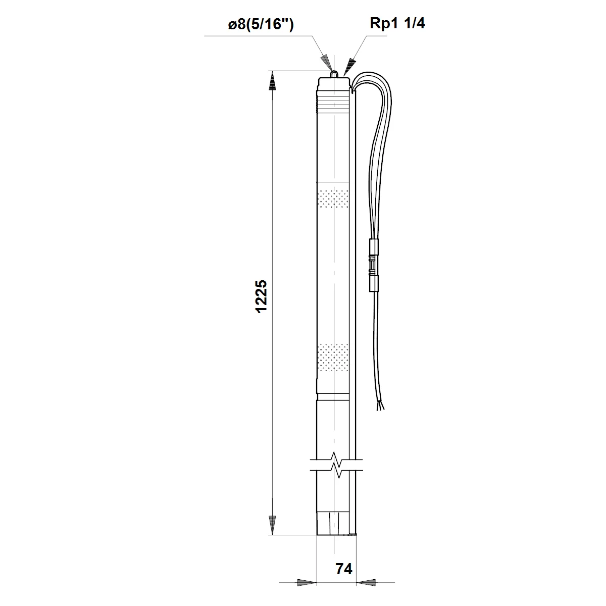 Grundfos SQFlex 1x230V Detalle 5